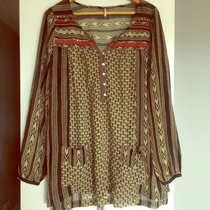 Free People long sleeve dress.
